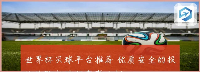 世界杯买球平台推荐 优质安全的投注体验与热门赛事分析